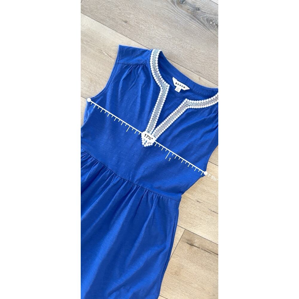 Boden May Jersey Midi Dress - Bright Blue - Size 8R - Excellent / MSRP $149 - Picture 12 of 16